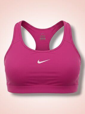 Nike Berry Pink Swoosh Sports Bra XL